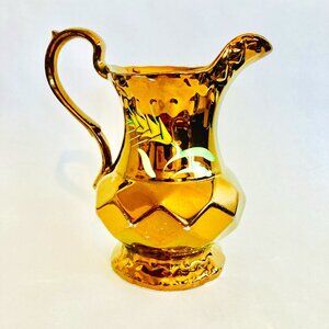 Wade England Copper 5” Ceramic Pitcher Hand Painted